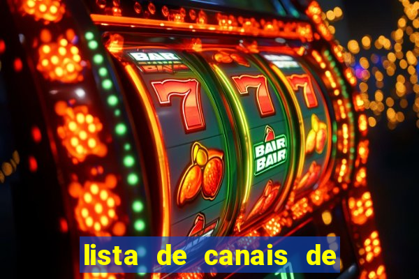 lista de canais de esporte iptv