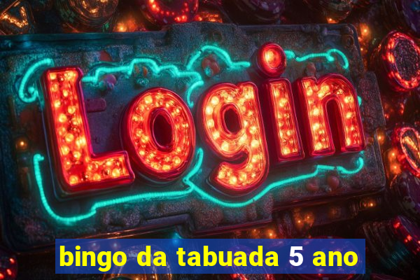 bingo da tabuada 5 ano