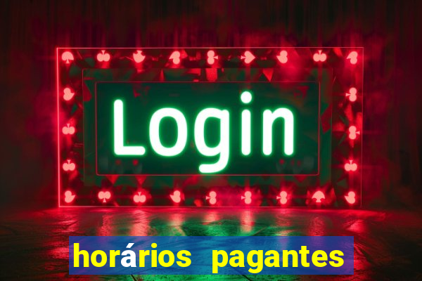 horários pagantes pg soft