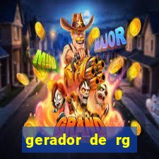 gerador de rg frente e verso