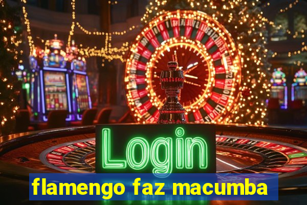 flamengo faz macumba