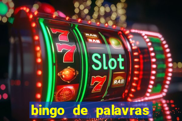 bingo de palavras cha de bebe