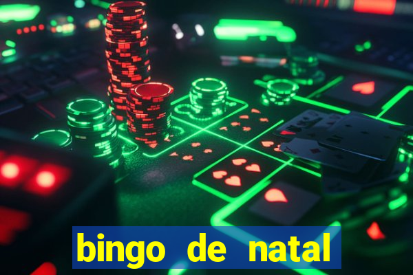 bingo de natal para imprimir gratis