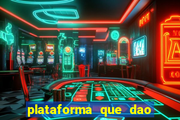 plataforma que dao bonus no cadastro