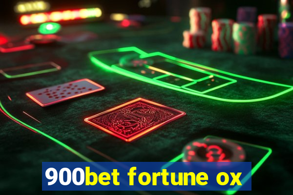 900bet fortune ox