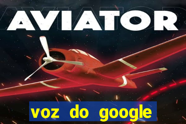 voz do google tradutor homem