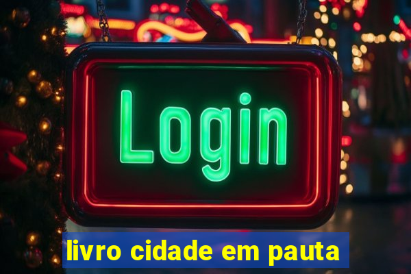 livro cidade em pauta