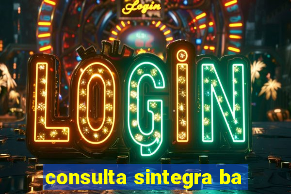 consulta sintegra ba