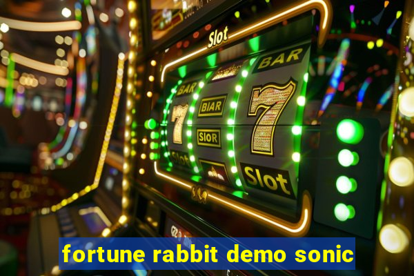 fortune rabbit demo sonic