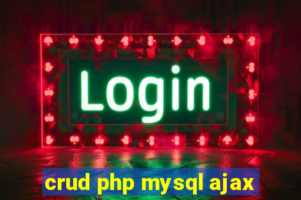 crud php mysql ajax