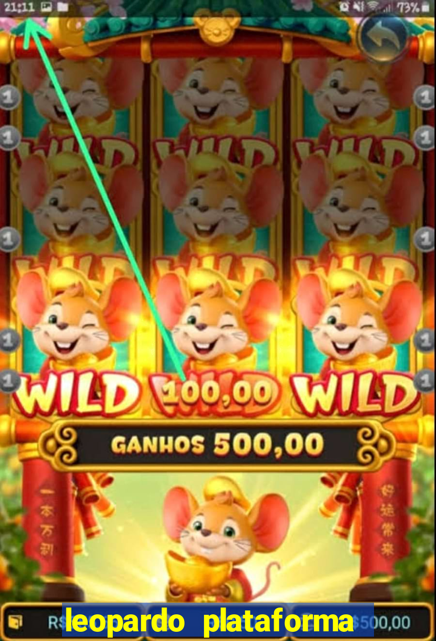 leopardo plataforma de jogos