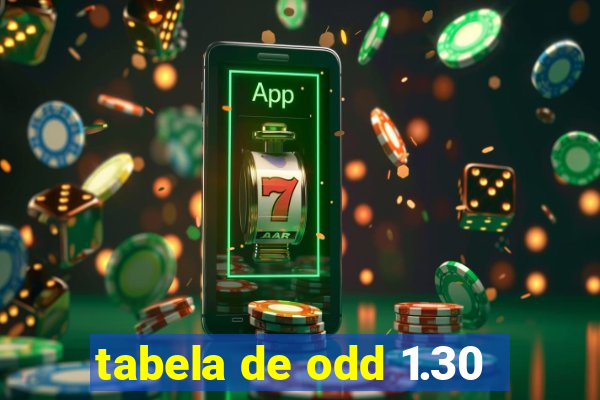 tabela de odd 1.30