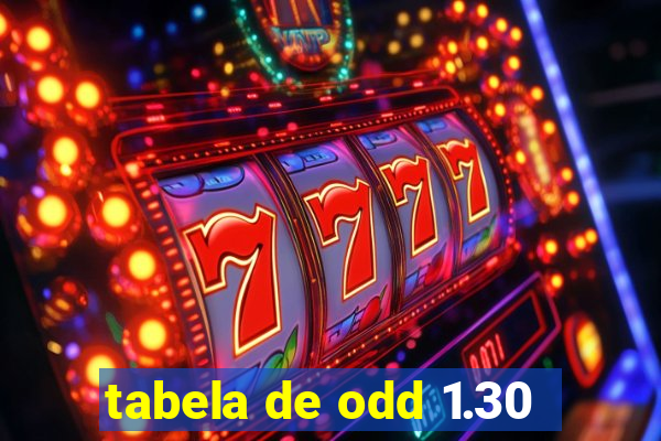 tabela de odd 1.30