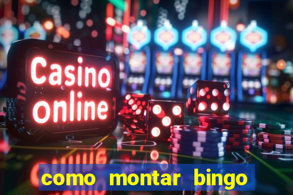 como montar bingo brinquedos toia