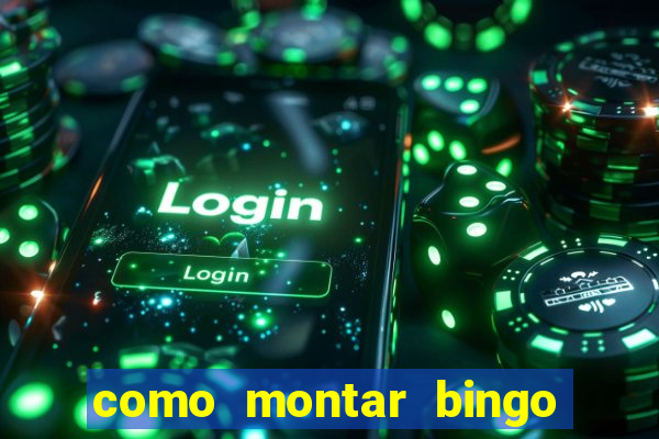 como montar bingo brinquedos toia