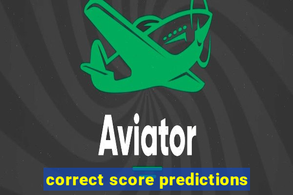 correct score predictions