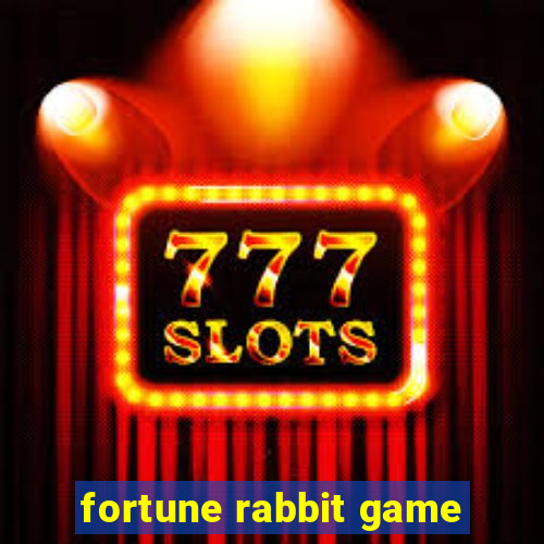 fortune rabbit game