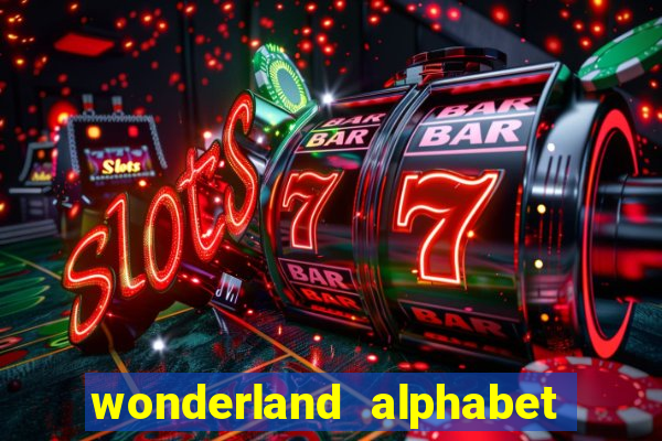 wonderland alphabet comic studio