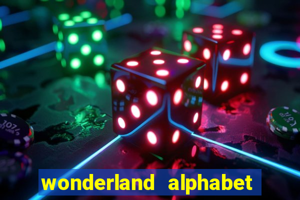 wonderland alphabet comic studio