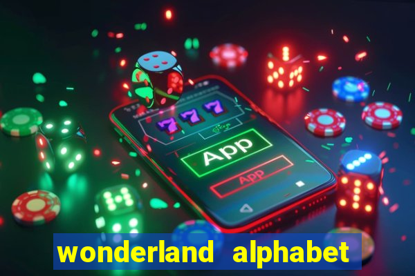 wonderland alphabet comic studio