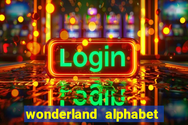 wonderland alphabet comic studio