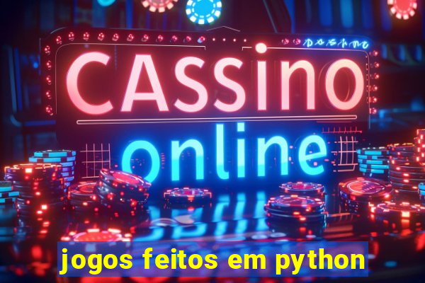 jogos feitos em python