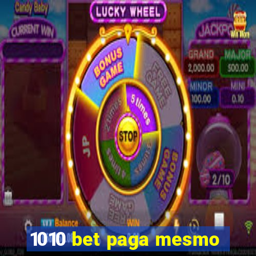 1010 bet paga mesmo