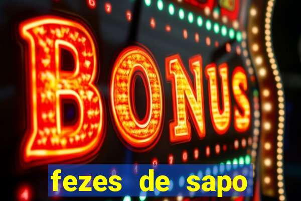 fezes de sapo transmite doença para humanos