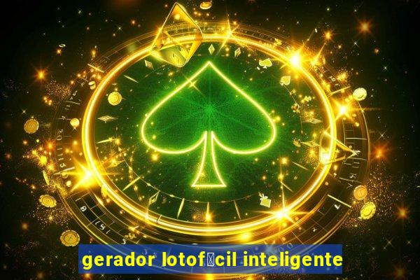 gerador lotof谩cil inteligente