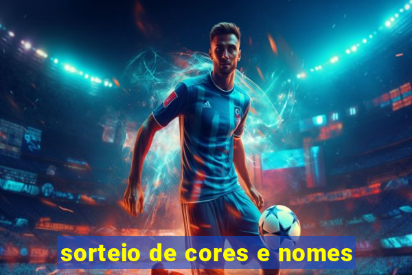 sorteio de cores e nomes