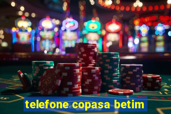 telefone copasa betim