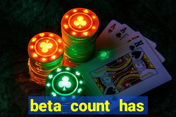 beta count has changed pt br