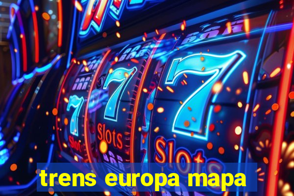 trens europa mapa