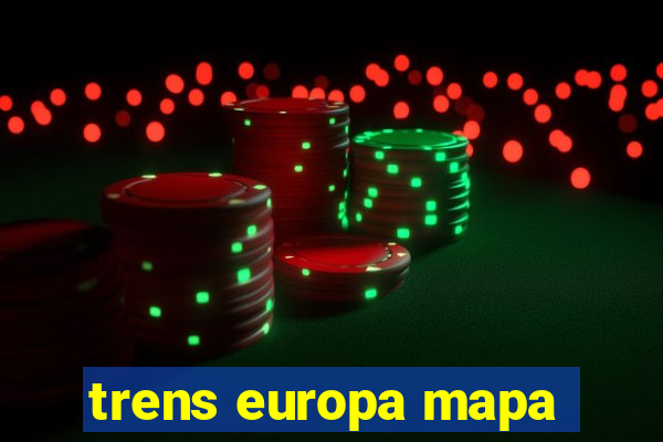 trens europa mapa