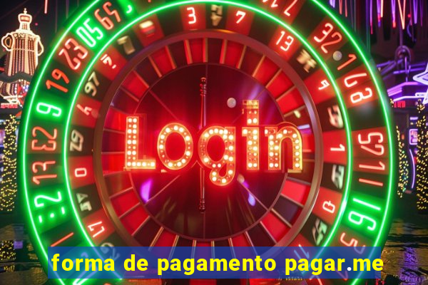 forma de pagamento pagar.me