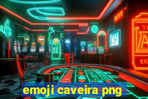 emoji caveira png