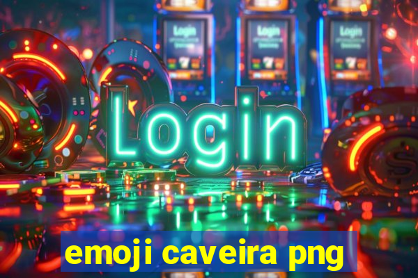 emoji caveira png