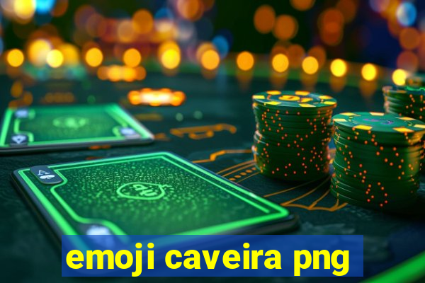 emoji caveira png