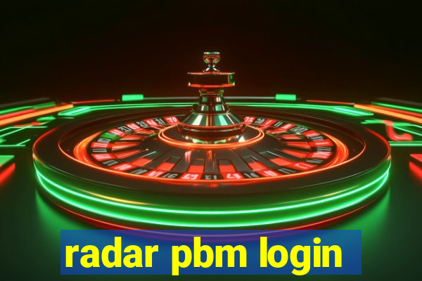 radar pbm login