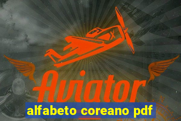 alfabeto coreano pdf