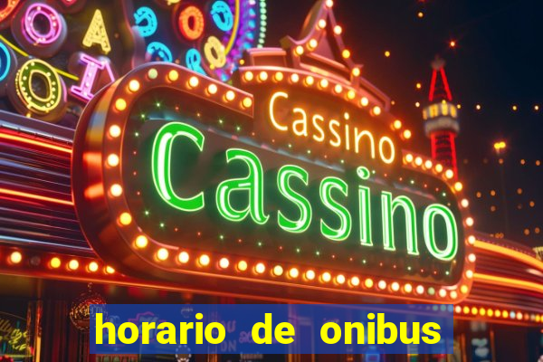 horario de onibus santos dumont x juiz de fora
