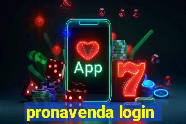 pronavenda login