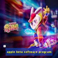 apple beta software program