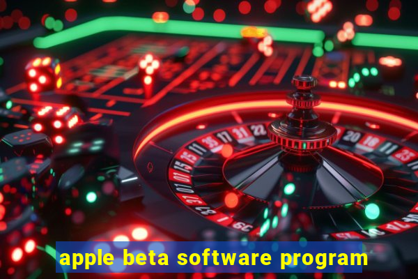 apple beta software program