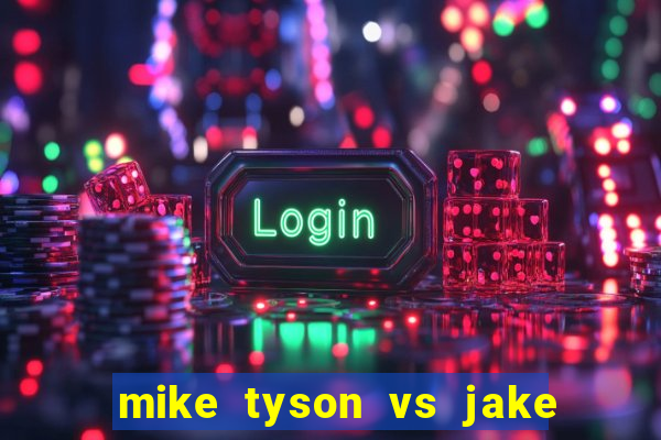 mike tyson vs jake paul assistir online