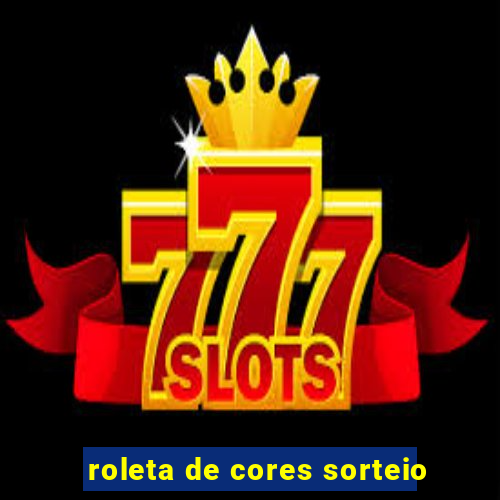 roleta de cores sorteio