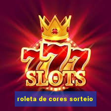 roleta de cores sorteio