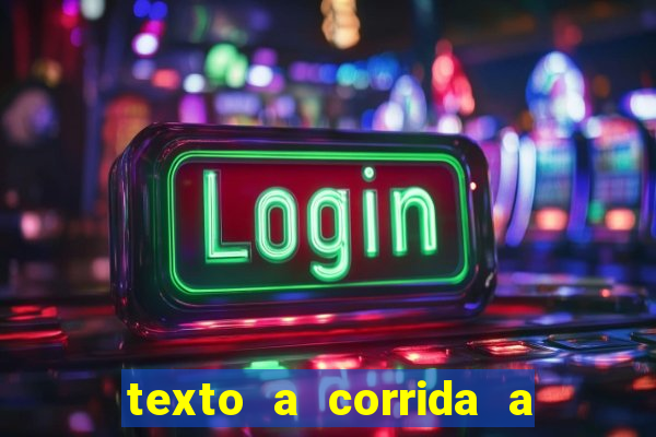 texto a corrida a lagarta lili
