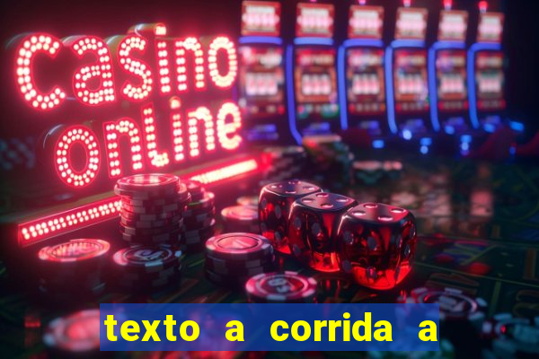 texto a corrida a lagarta lili