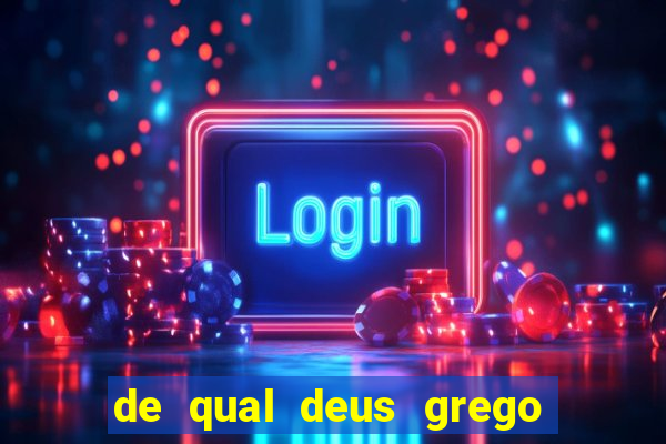 de qual deus grego eu sou filho percy jackson